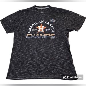 HOUSTON ASTROS 2019 WORLD SERIES T SZ L BLACK